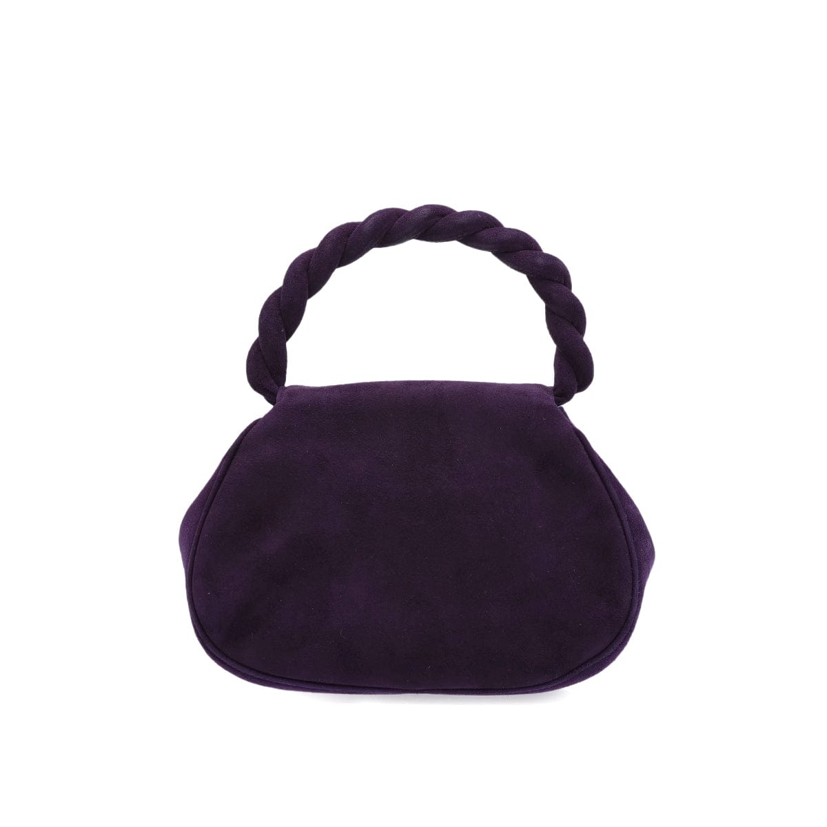 Luxury Promise Japan CHANEL VINTAGE TURN LOCK HAND BAG PURPLE SUEDE 90307218
