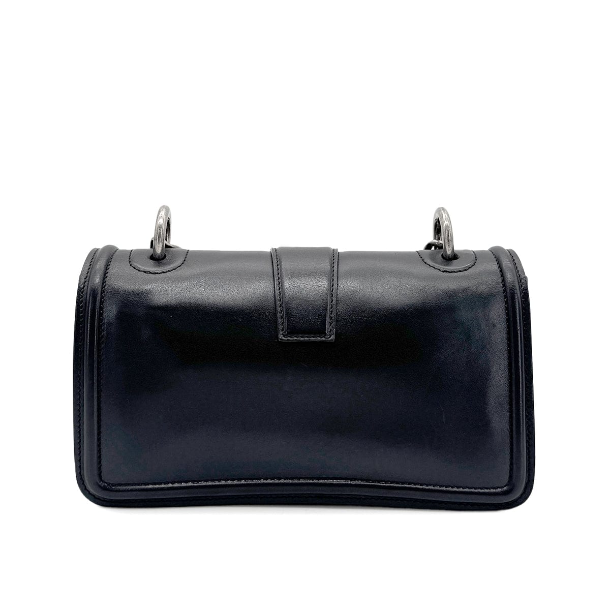 Luxury Promise Japan CHANEL VINTAGE TURN LOCK SHOULDER BAG BLACK CALF SKIN 90275620