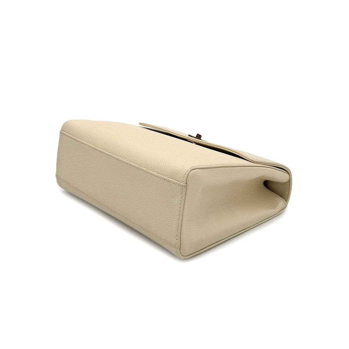 Luxury Promise Japan CHANEL VINTAGE WOOD HANDLE HAND BAG BEIGE CAVIAR SKIN 90282064