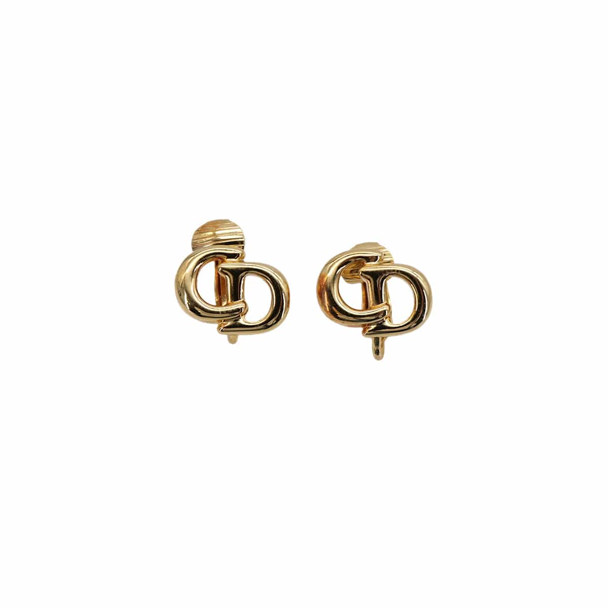 Luxury Promise Japan CHRISTIAN DIOR EARRINGS CD LOGO GOLD ACCESSORY 90324148