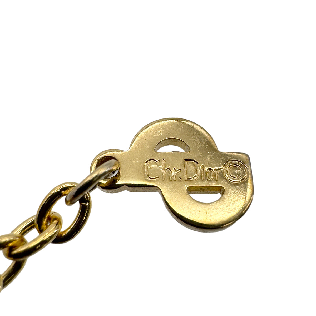 Luxury Promise Japan CHRISTIAN DIOR NECKLACE CD LOGO GOLD ACCESSORY 90299330