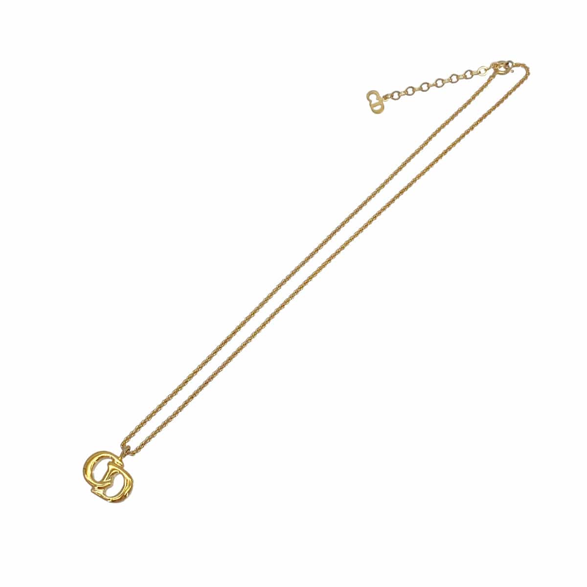 Luxury Promise Japan CHRISTIAN DIOR NECKLACE CD LOGO GOLD ACCESSORY 90324647