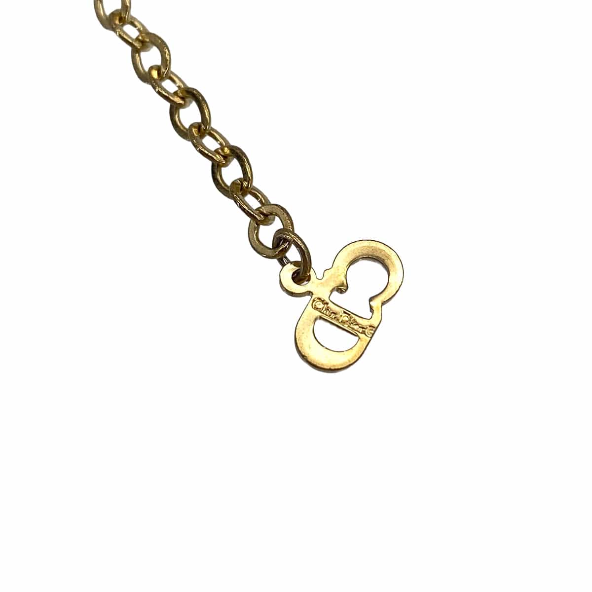 Luxury Promise Japan CHRISTIAN DIOR NECKLACE CD LOGO GOLD ACCESSORY 90324647