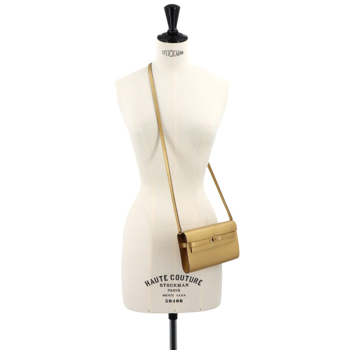Luxury Promise Japan HERMES Kelly To Go Shoulder Wallet Chevre Chamkila Dore Purse 90320736