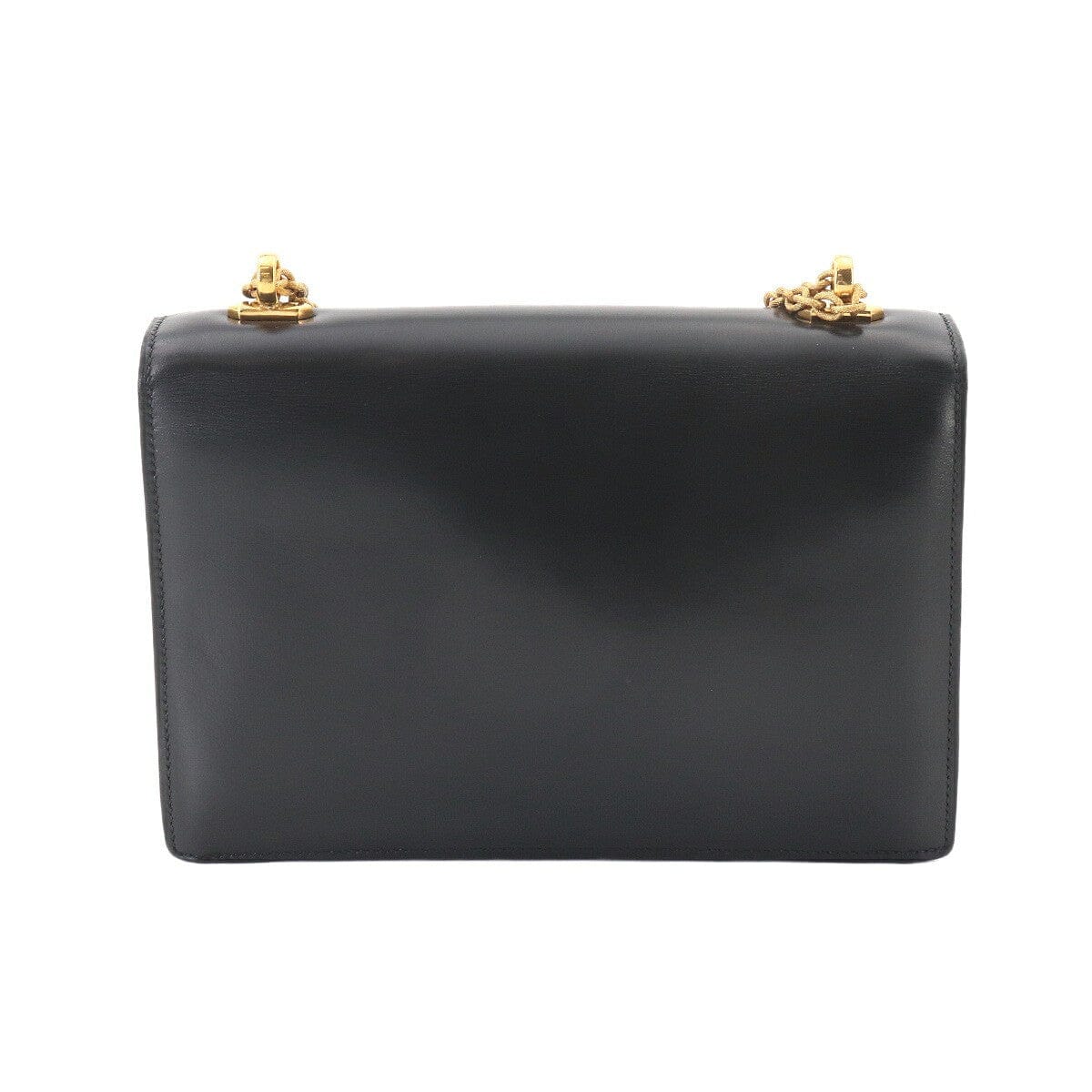 Luxury Promise Japan HERMES Alcazar Shoulder Bag Box Calf Leather Black Vintage Antique 90327338