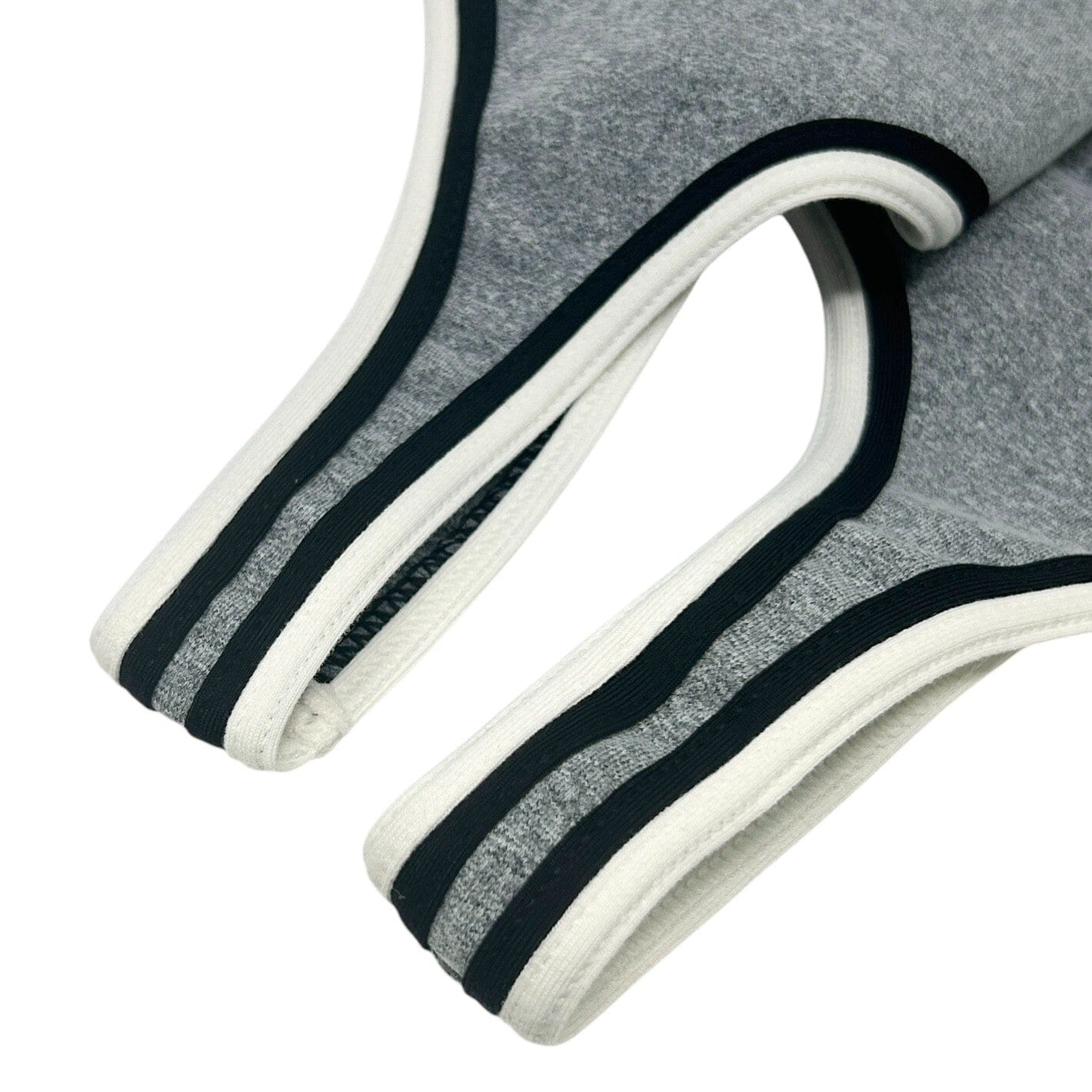 Luxury Promise Japan CHANEL Vintage 98P CC Mark Logo Tank Top #38 Camisole Gray Black Nylon