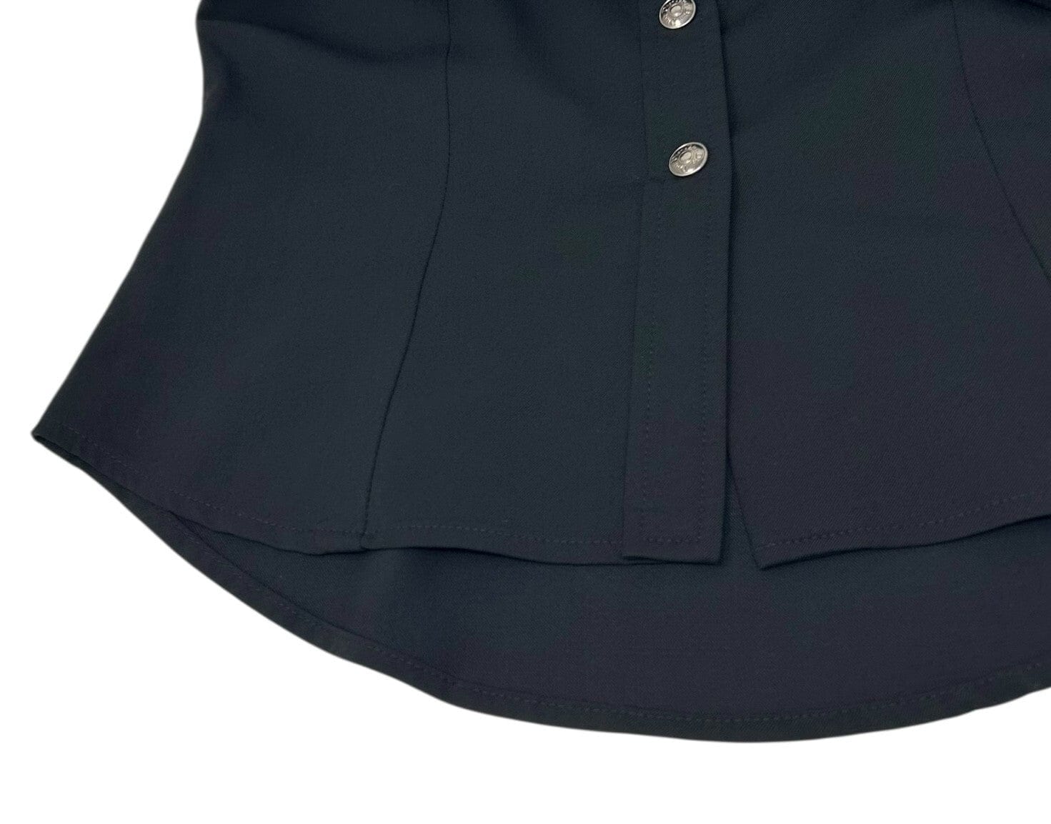 Luxury Promise Japan Christian Dior Vintage 2003 Logo Jacket #36 Shirt Top Black Snap Button Viscose