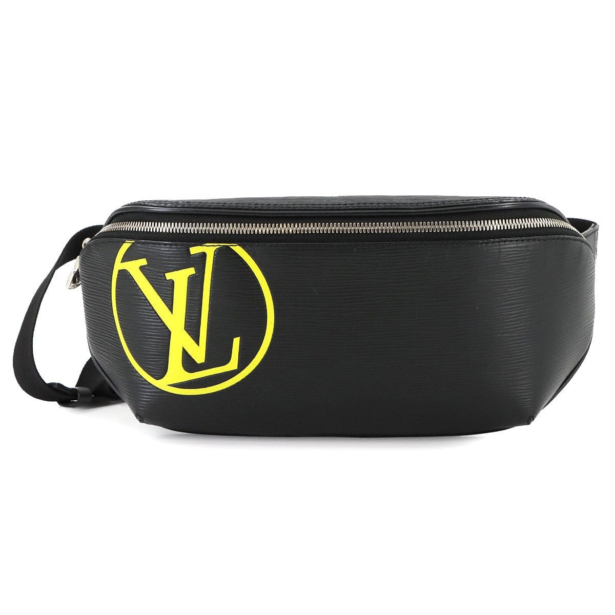 Luxury Promise Japan LOUIS VUITTON Epi LV Circle BumBag Crossbody Bag Leather Noir M55131 90289037