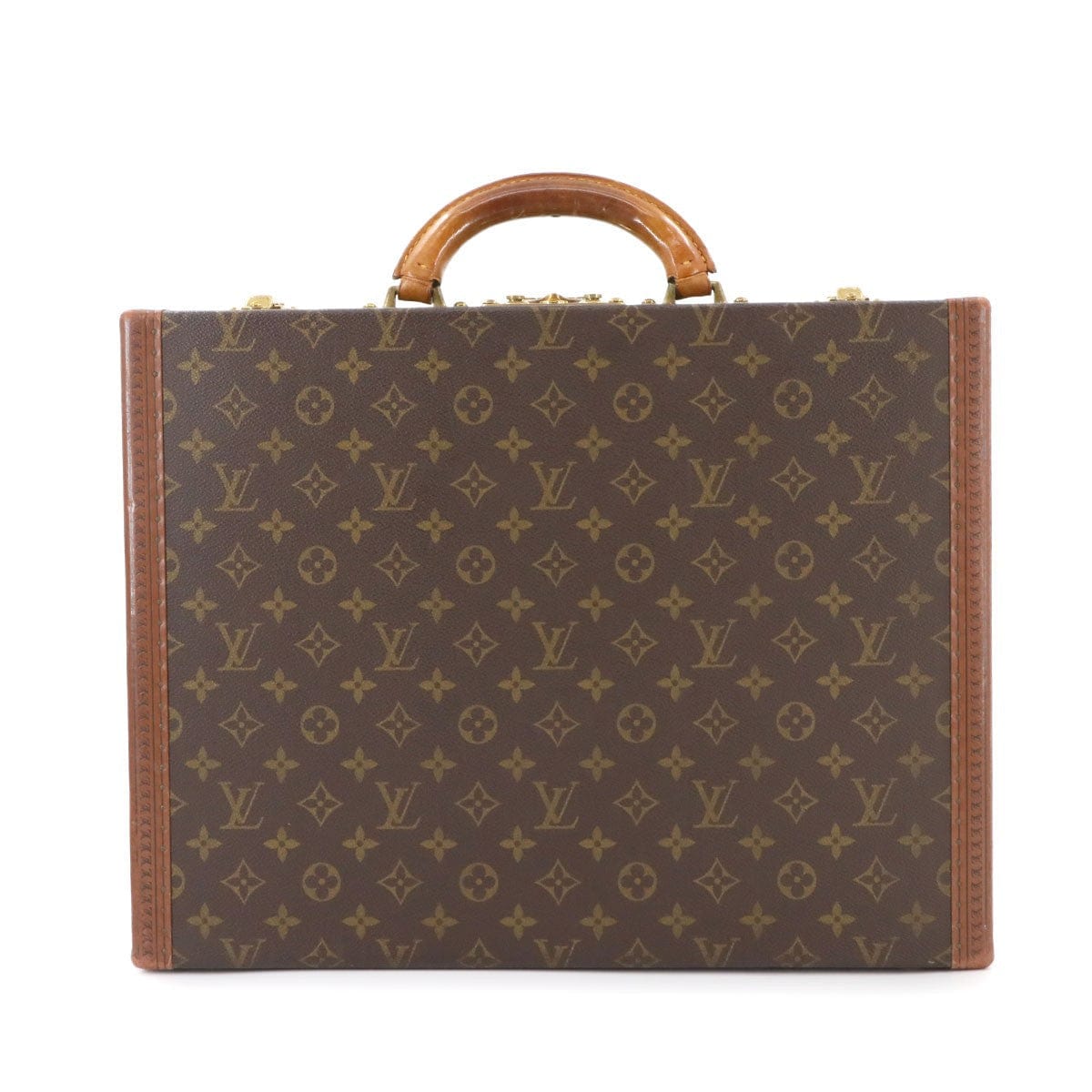 Luxury Promise Japan LOUIS VUITTON Monogram President Classeur Trunk Case Bag Vintage 90289919