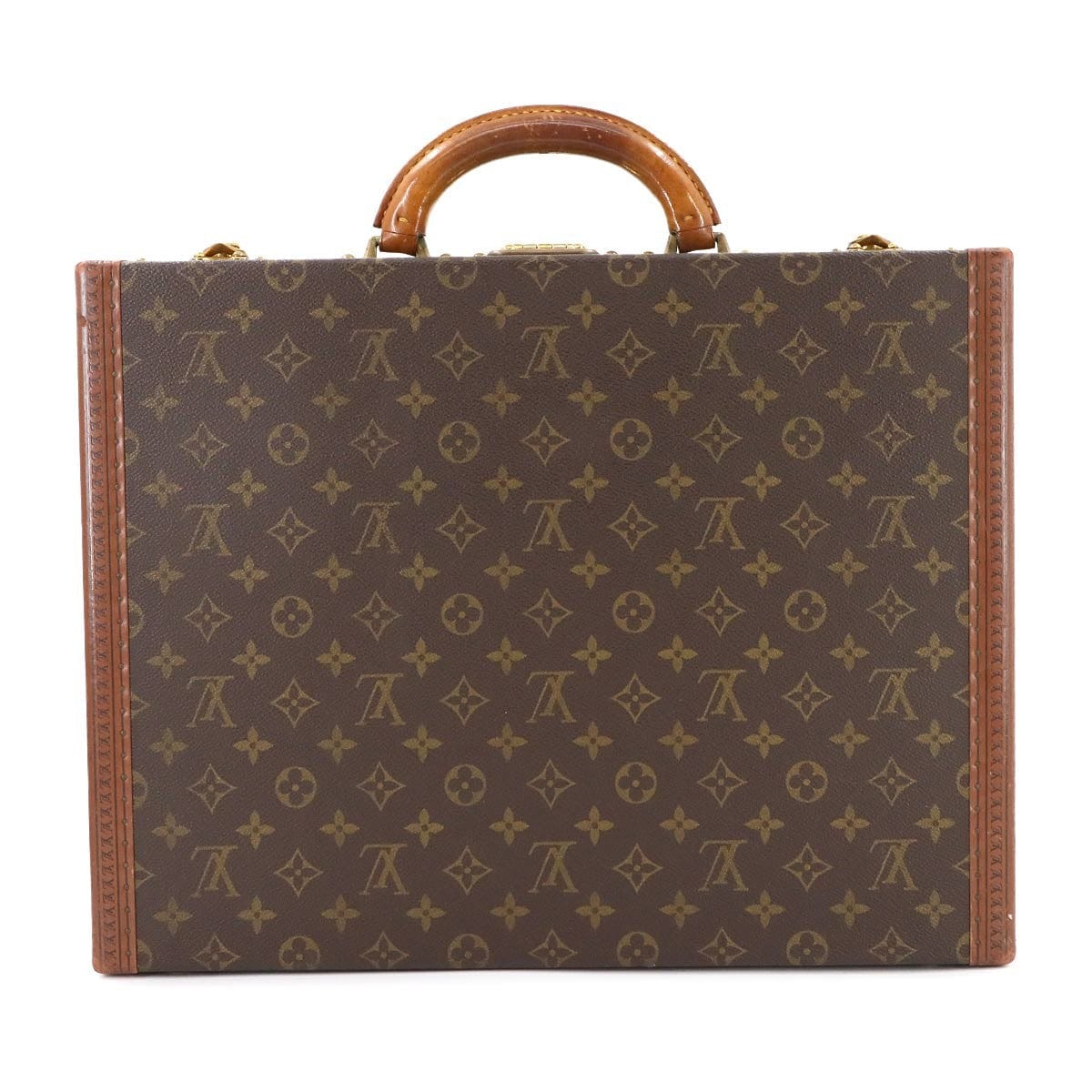 Luxury Promise Japan LOUIS VUITTON Monogram President Classeur Trunk Case Bag Vintage 90289919