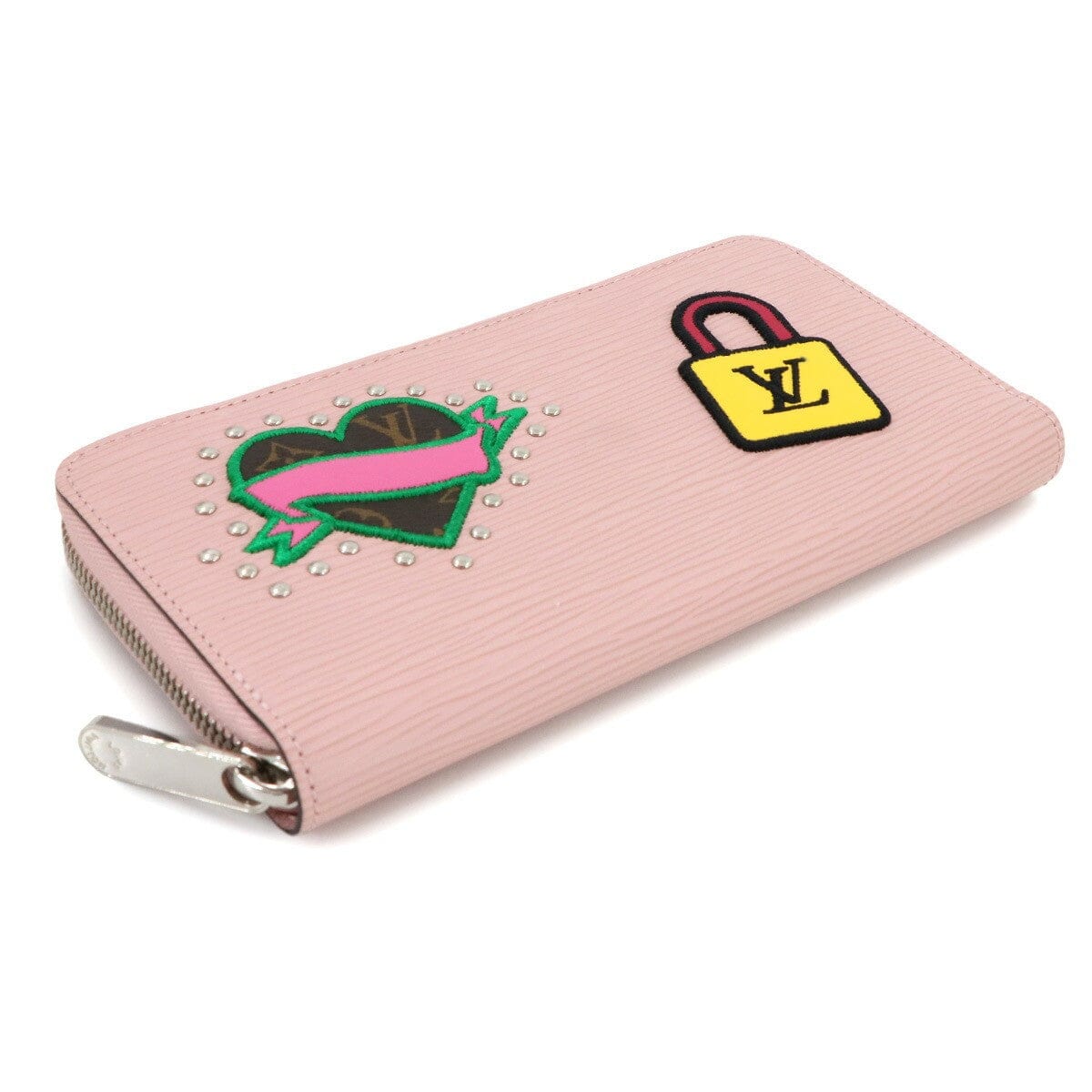 Luxury Promise Japan LOUIS VUITTON LV Stories Epi Zippy Wallet Leather Rose Ballerine M63377 90292633