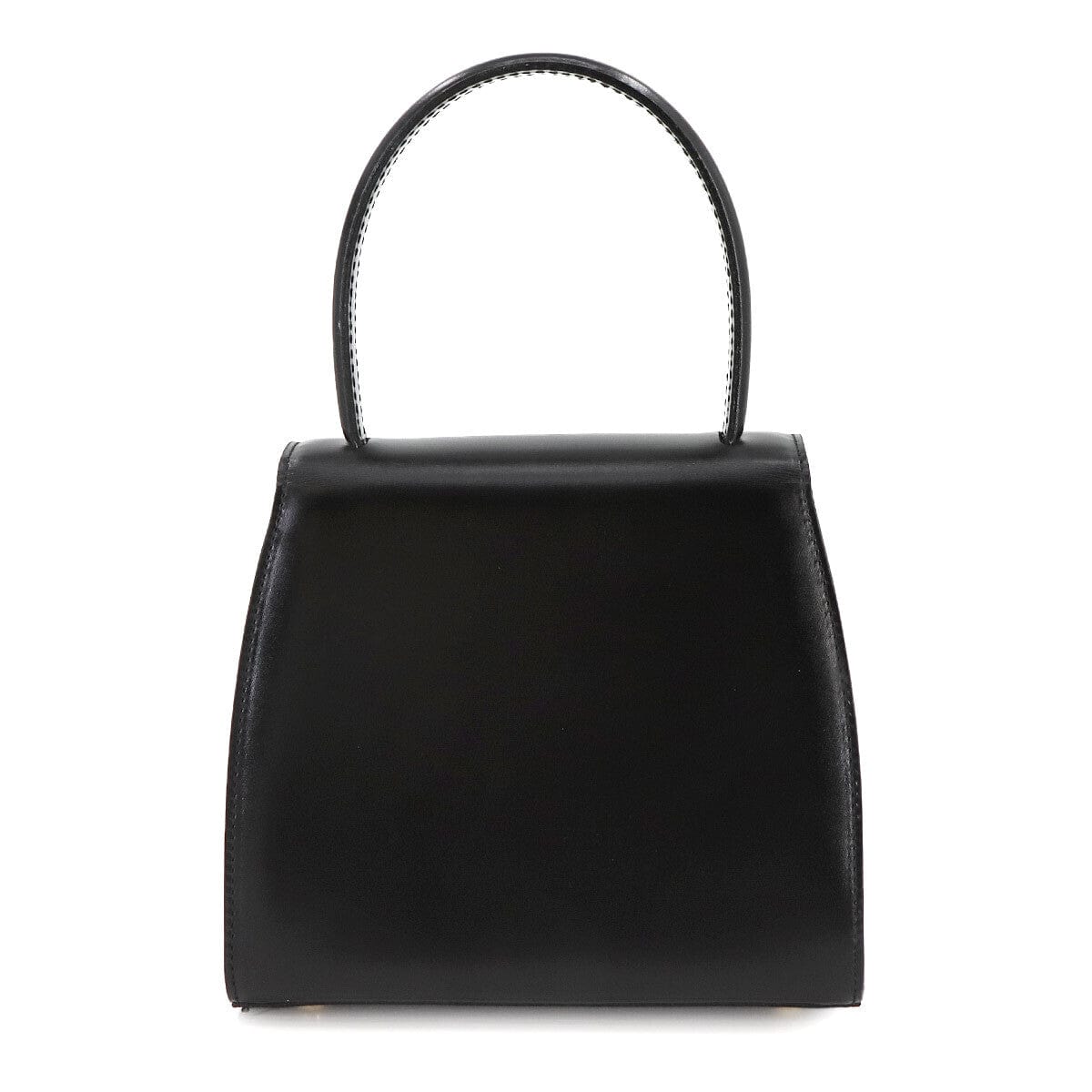 Luxury Promise Japan CELINE Hand Shoulder Bag Leather Black Vintage Purse 90272674