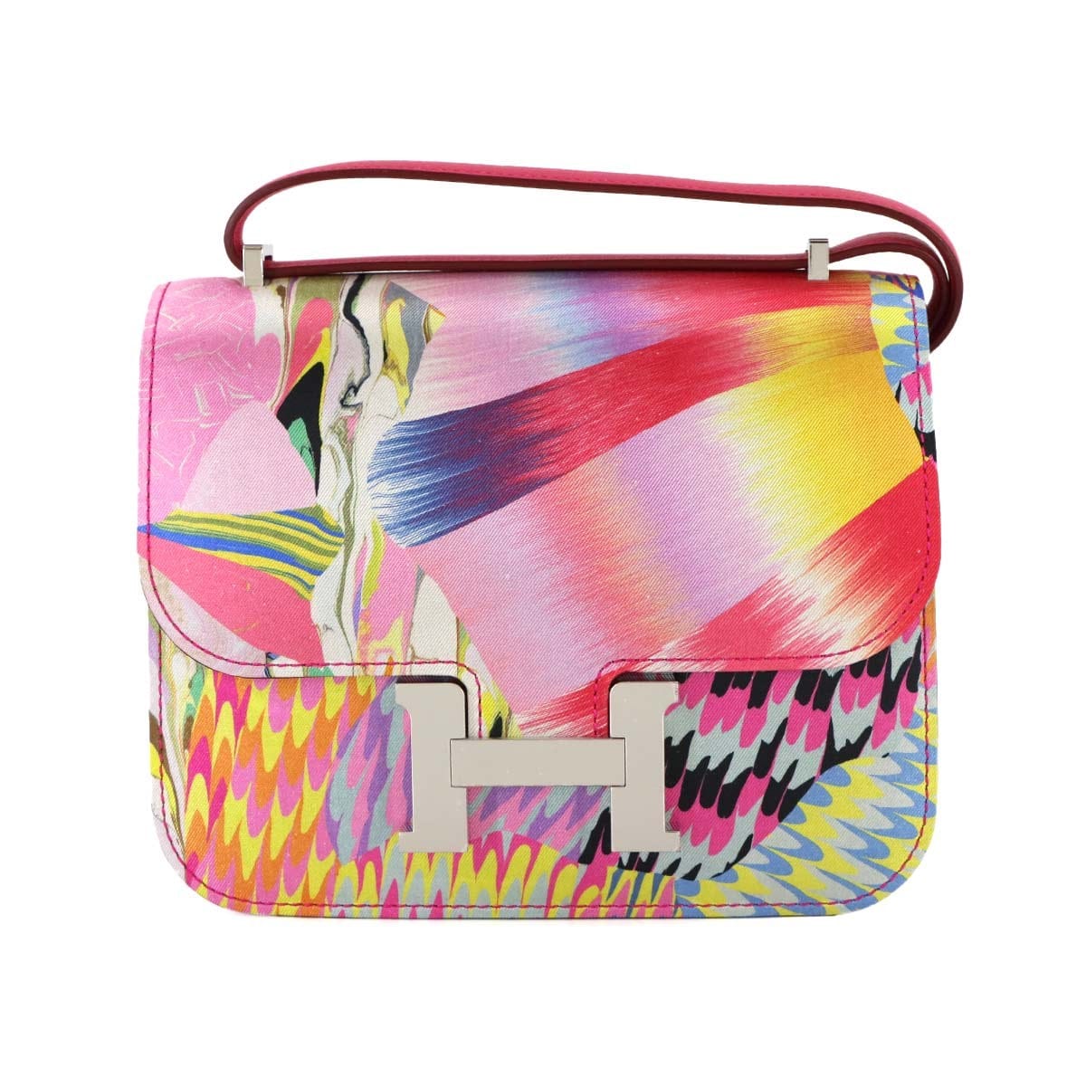 Luxury Promise Japan HERMES Constance 3 Mini 18 Marble Shoulder Bag Veau Swift Silk 90307064