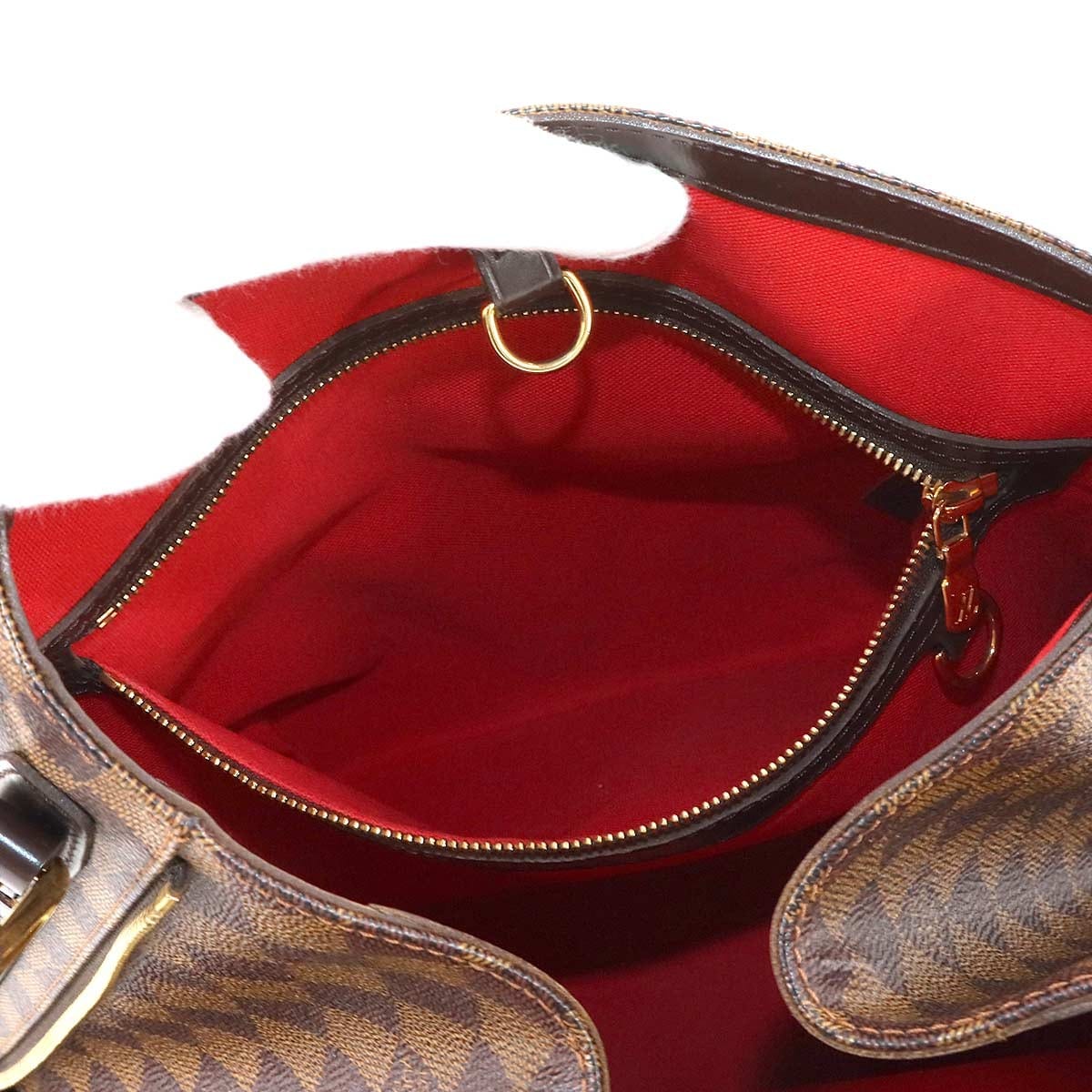 Luxury Promise Japan LOUIS VUITTON Damier Cabas Rivington Tote Bag Brown M41108 Purse 90290820