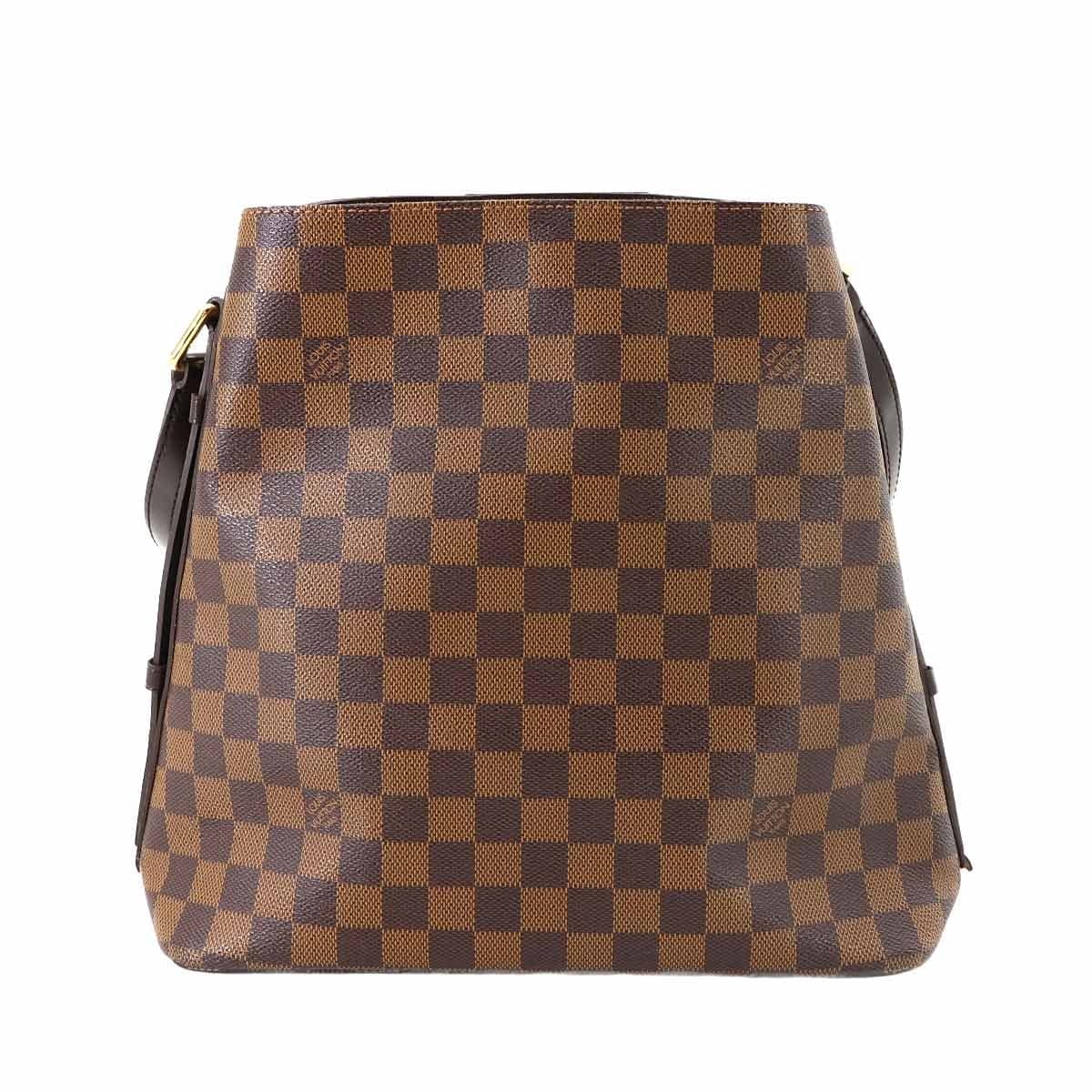 Luxury Promise Japan LOUIS VUITTON Damier Cabas Rivington Tote Bag Brown M41108 Purse 90290820