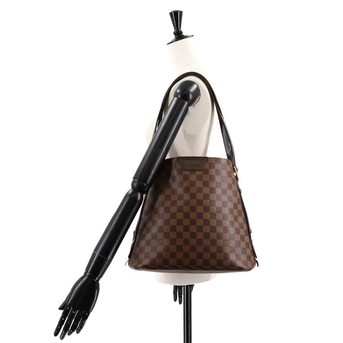 Luxury Promise Japan LOUIS VUITTON Damier Cabas Rivington Tote Bag Brown M41108 Purse 90290820