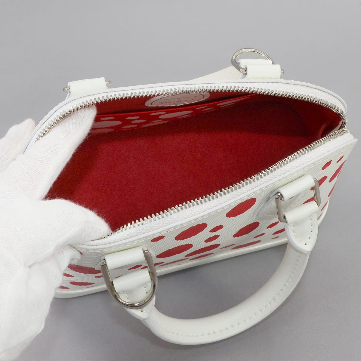 Luxury Promise Japan LOUIS VUITTON LVxYK Epi Alma BB 2way Hand Shoulder Bag White M21712 90274205