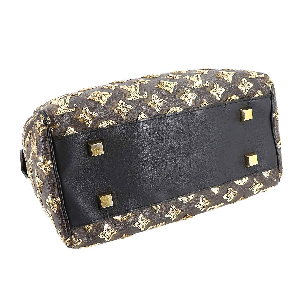 Luxury Promise Japan LOUIS VUITTON Monogram Eclipse All Speedy 30 Hand Bag Brown M40244 90282127