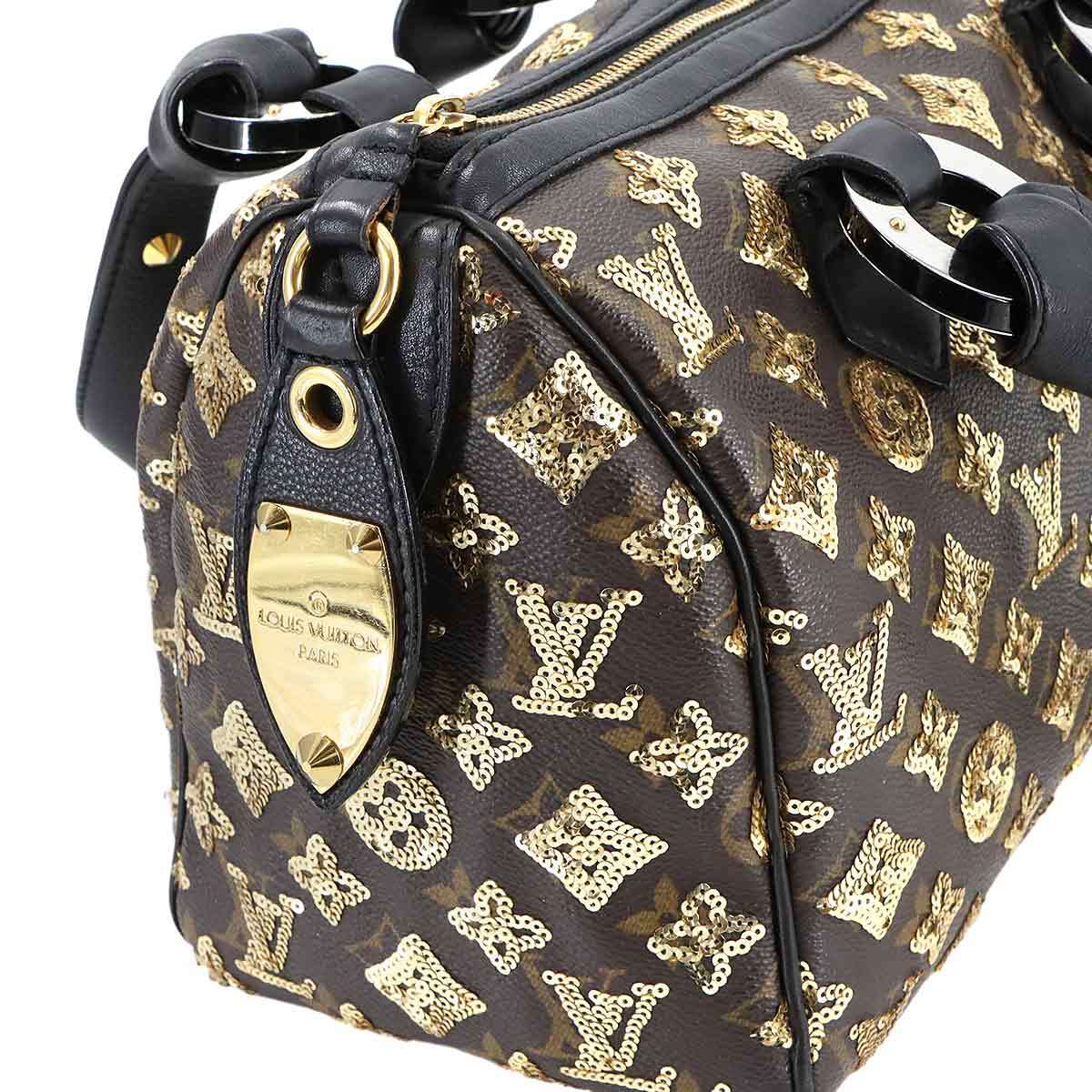 Luxury Promise Japan LOUIS VUITTON Monogram Eclipse All Speedy 30 Hand Bag Brown M40244 90282127
