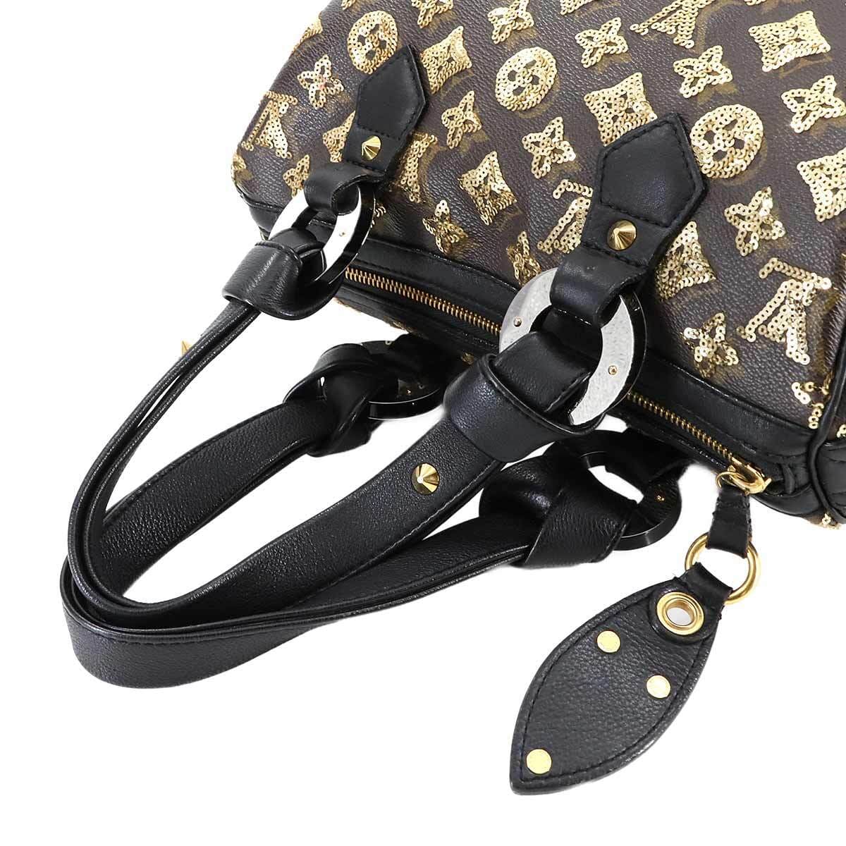 Luxury Promise Japan LOUIS VUITTON Monogram Eclipse All Speedy 30 Hand Bag Brown M40244 90282127