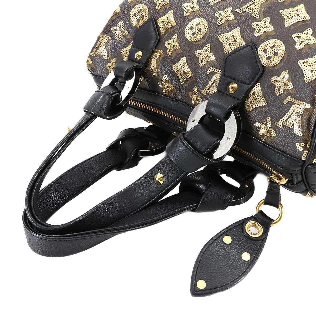 Luxury Promise Japan LOUIS VUITTON Monogram Eclipse All Speedy 30 Hand Bag Brown M40244 90282127
