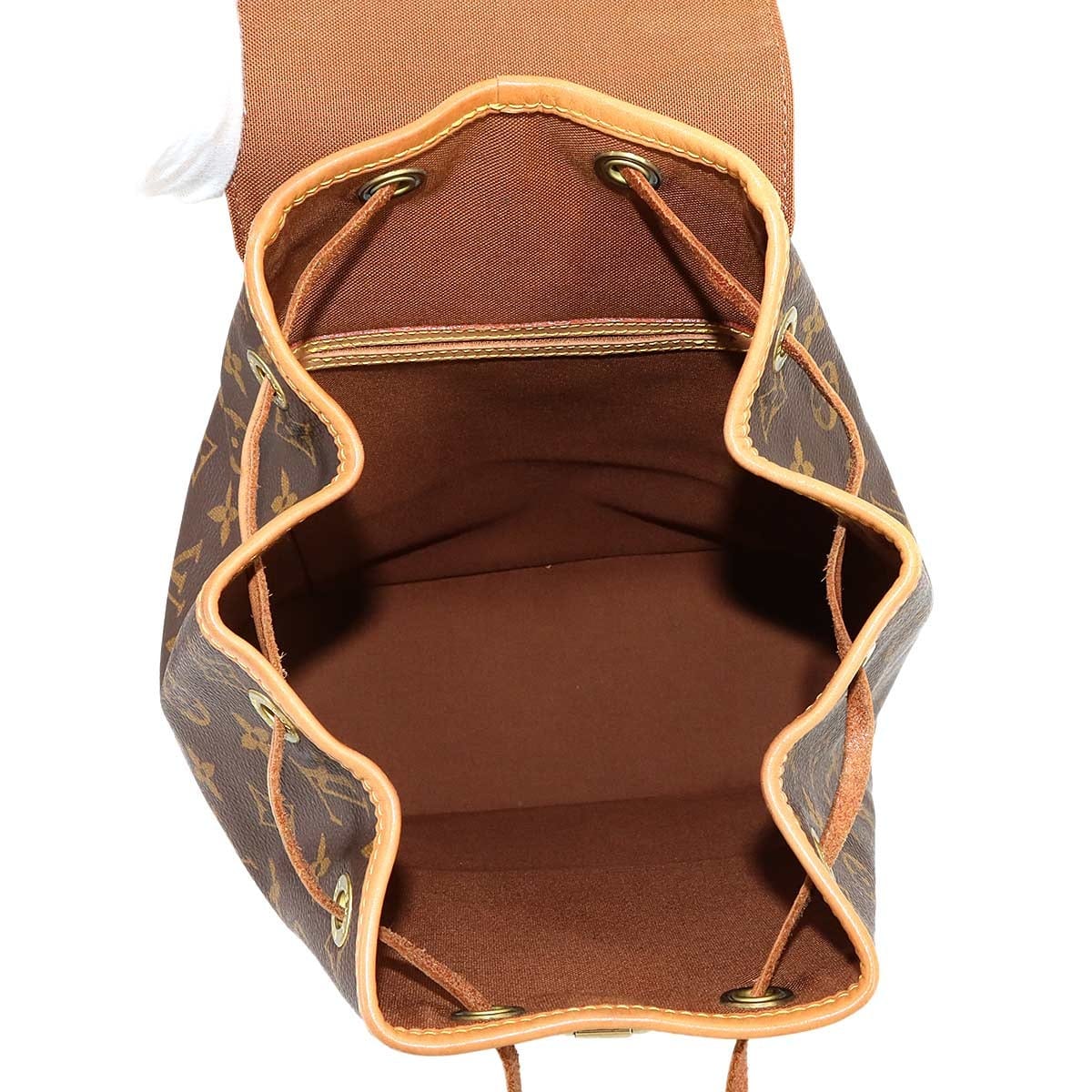 Luxury Promise Japan LOUIS VUITTON Monogram Montsouris MM Backpack Brown M51136 Purse 90280750
