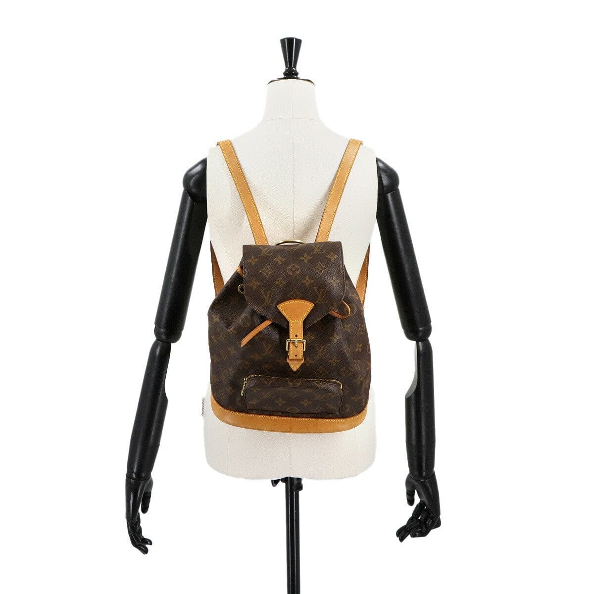 Luxury Promise Japan LOUIS VUITTON Monogram Montsouris MM Backpack Brown M51136 Purse 90280750