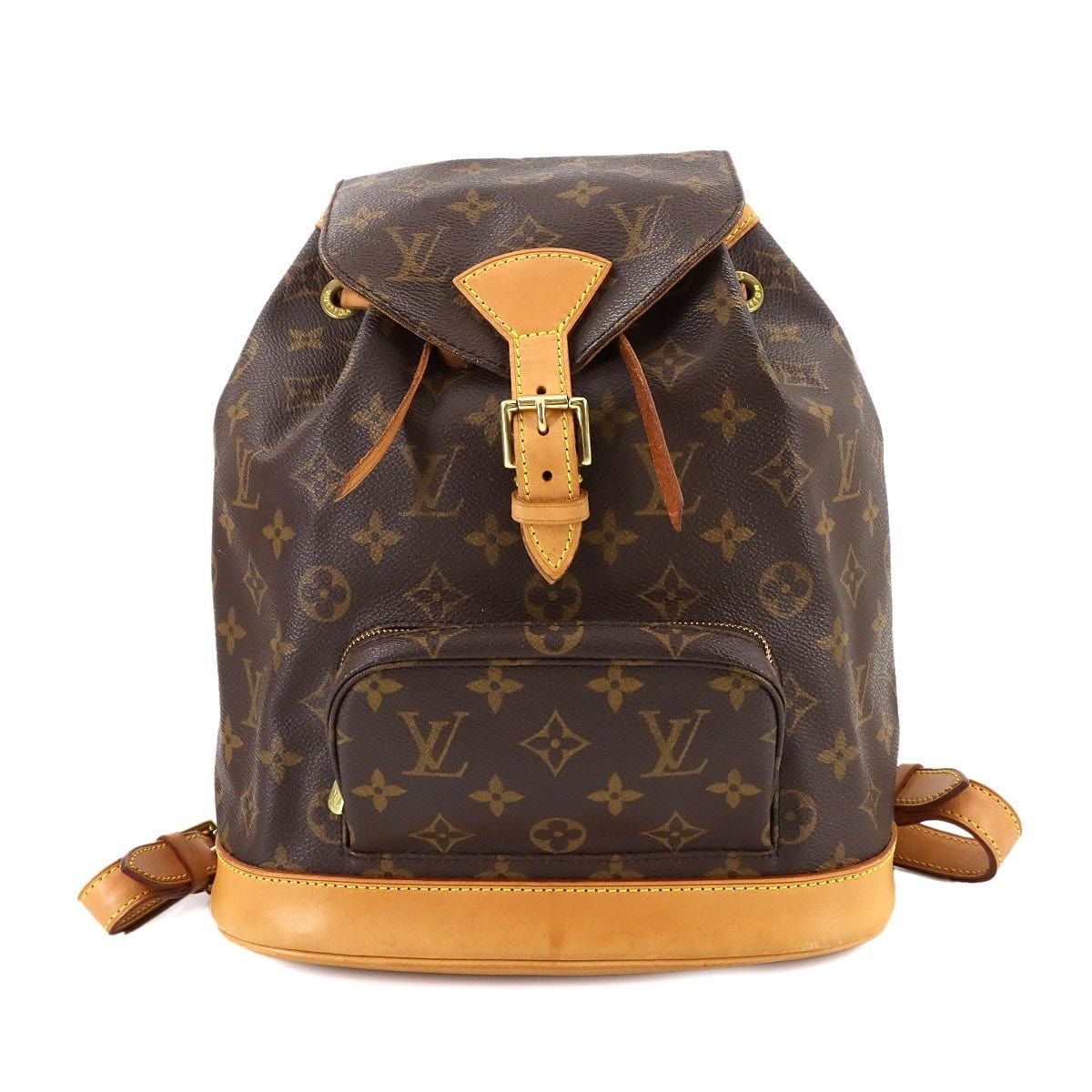 Luxury Promise Japan LOUIS VUITTON Monogram Montsouris MM Backpack Brown M51136 Purse 90280750