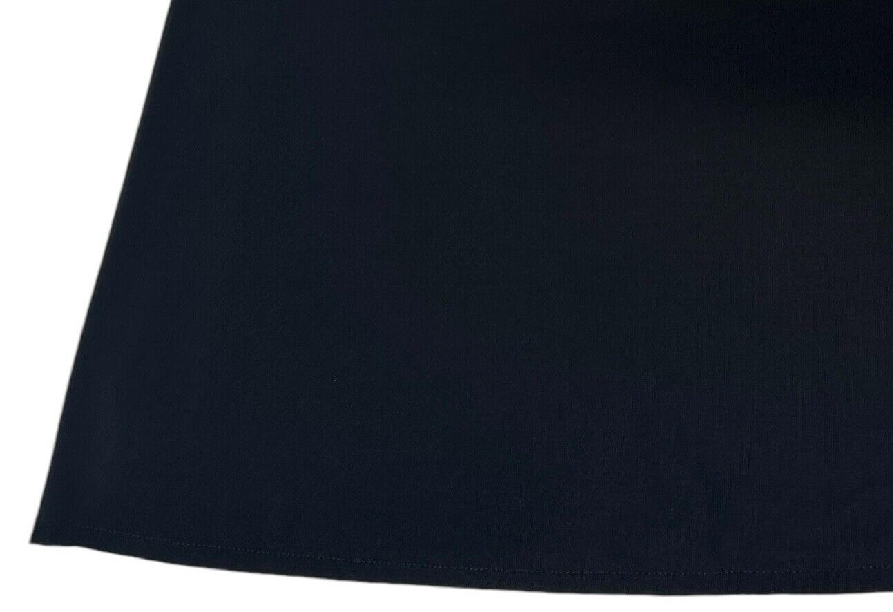 Luxury Promise Japan FENDI Vintage FF Logo Sleeveless Dress One-piece #40 Black Silver Nylon Rank AB