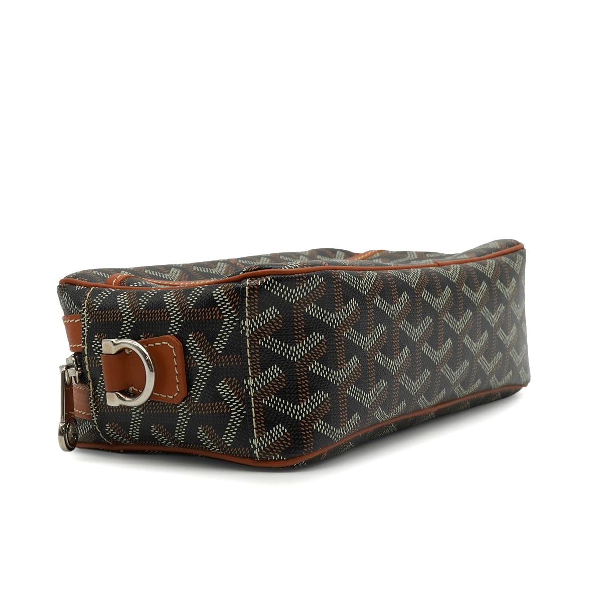 Luxury Promise Japan GOYARD CAP VERT PM BAG SHOULDER BAG BROWN GOYARDINE CANVAS 90344567