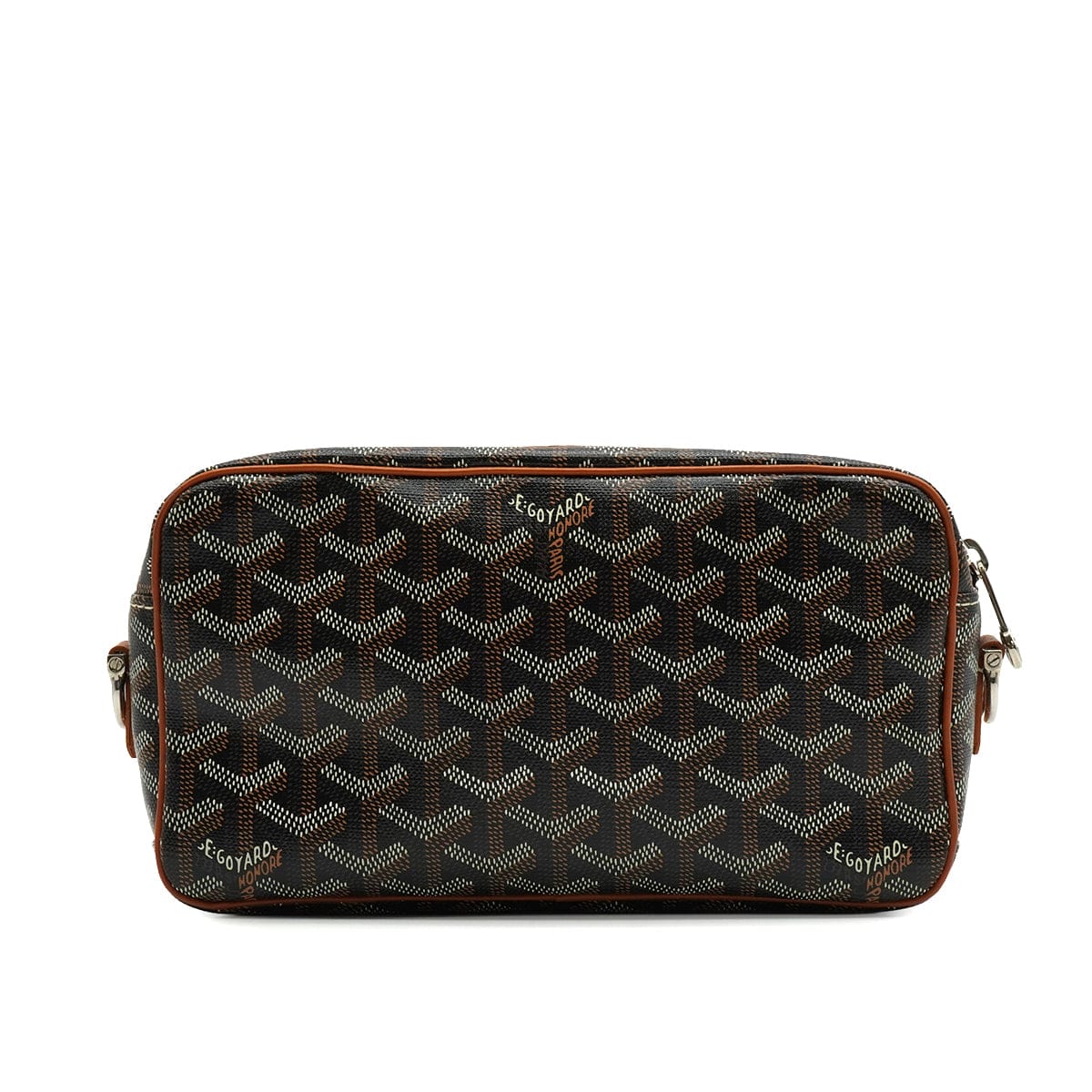 Luxury Promise Japan GOYARD CAP VERT PM BAG SHOULDER BAG BROWN GOYARDINE CANVAS 90344567