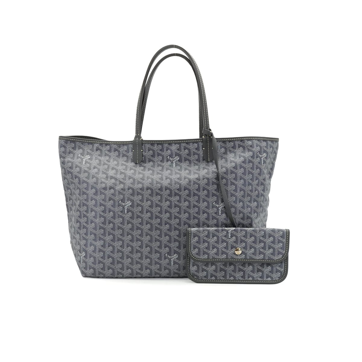 Luxury Promise Japan GOYARD SAINT LOUIS PM TOTE BAG GRAY GOYARDINE CANVAS 90344104