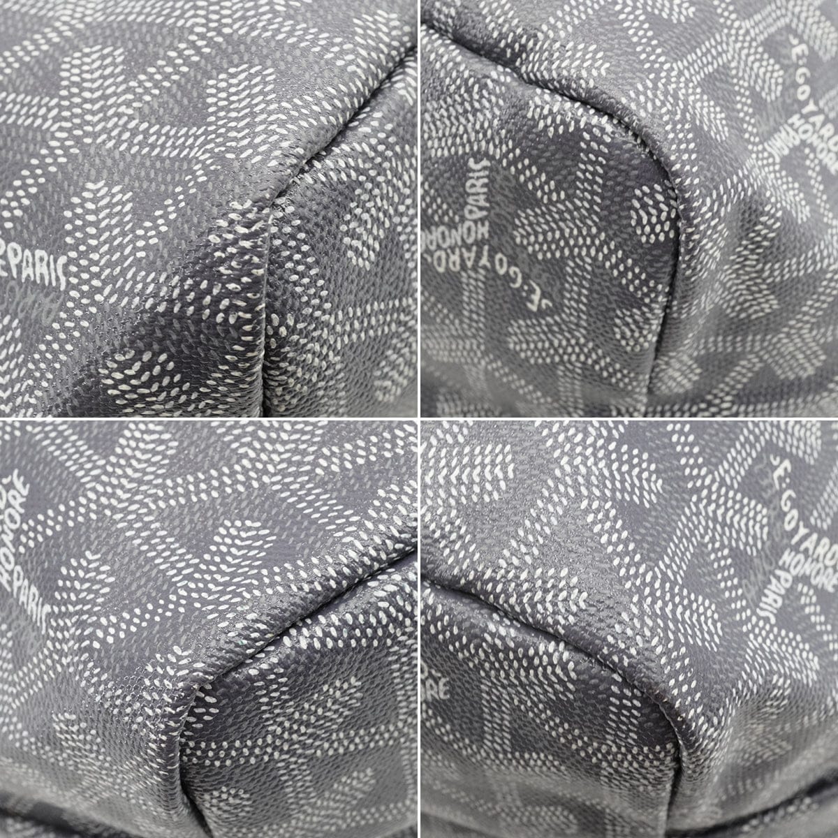 Luxury Promise Japan GOYARD SAINT LOUIS PM TOTE BAG GRAY GOYARDINE CANVAS 90344104