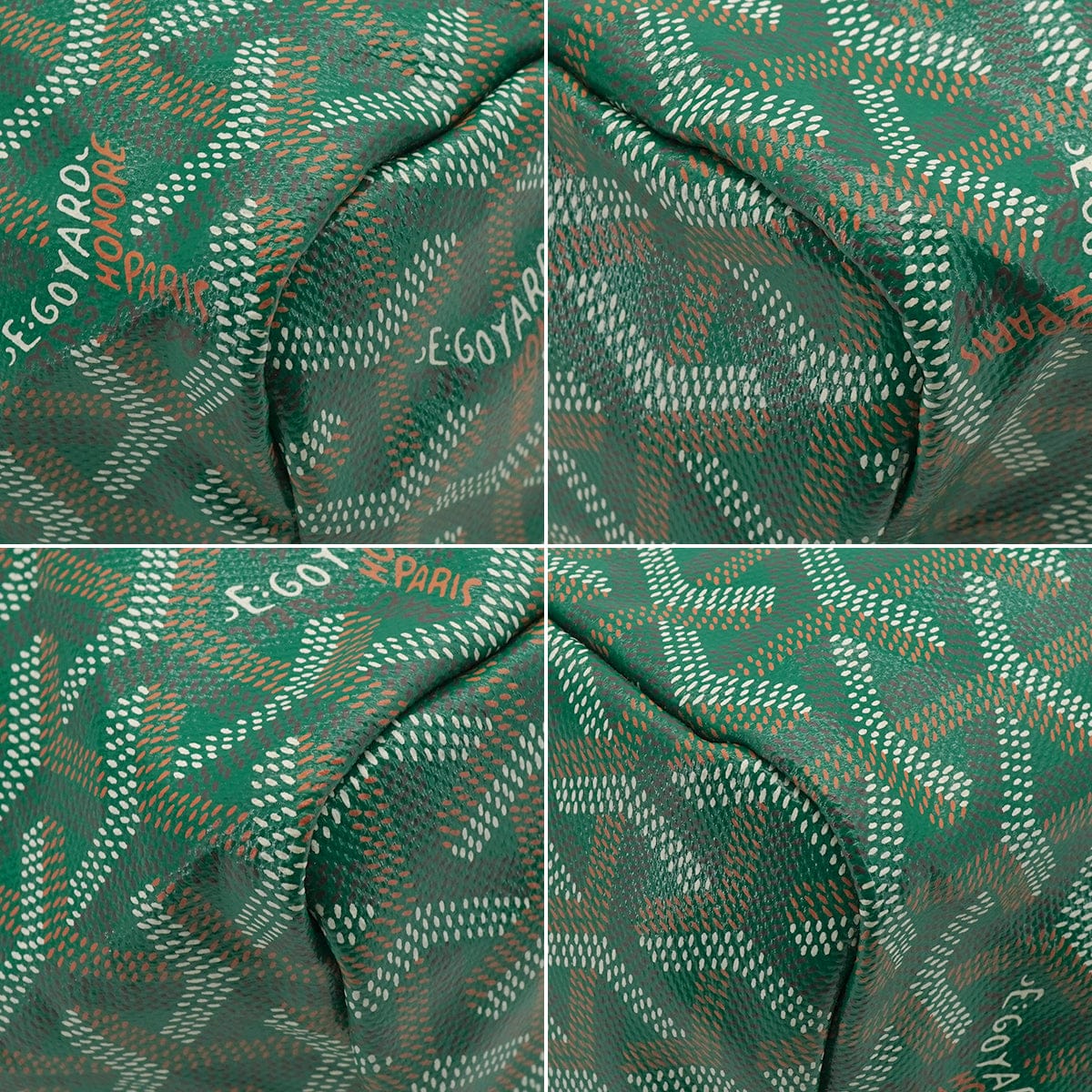 Luxury Promise Japan GOYARD SAINT LOUIS PM TOTE BAG GREEN GOYARDINE CANVAS 90340457