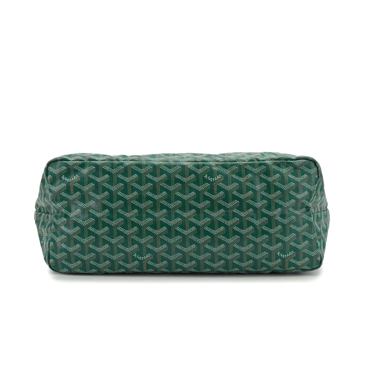 Luxury Promise Japan GOYARD SAINT LOUIS PM TOTE BAG GREEN GOYARDINE CANVAS 90340457