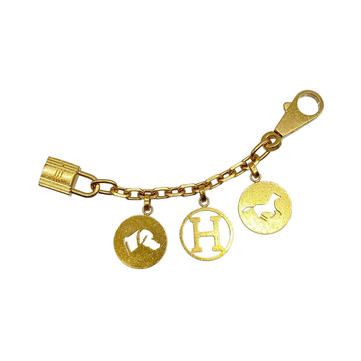 Luxury Promise Japan HERMES BAG CHARM AMULET 4 GOLD ACCESSORY 90327198
