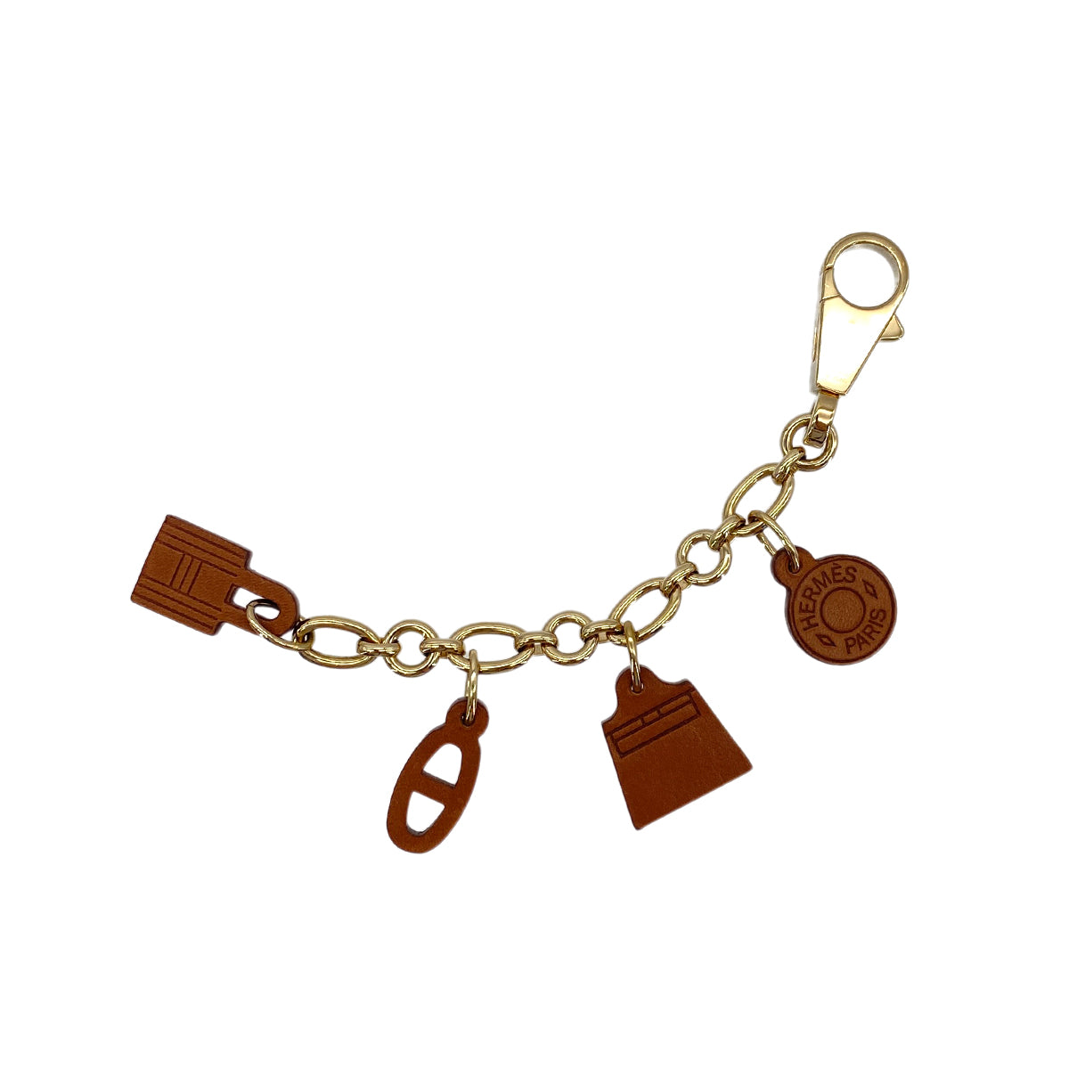 Luxury Promise Japan HERMES BAG CHARM AMULETTES 5 FAUVE VEAU BARENIA ACCESSORY 90295731