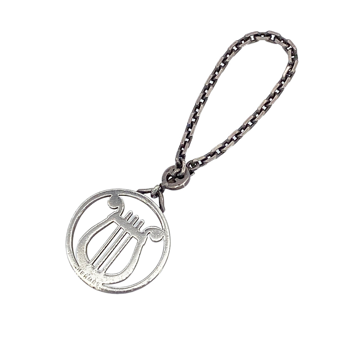 Luxury Promise Japan HERMES BAG CHARM HARP MOTIF SILVER ACCESSORY 90276653