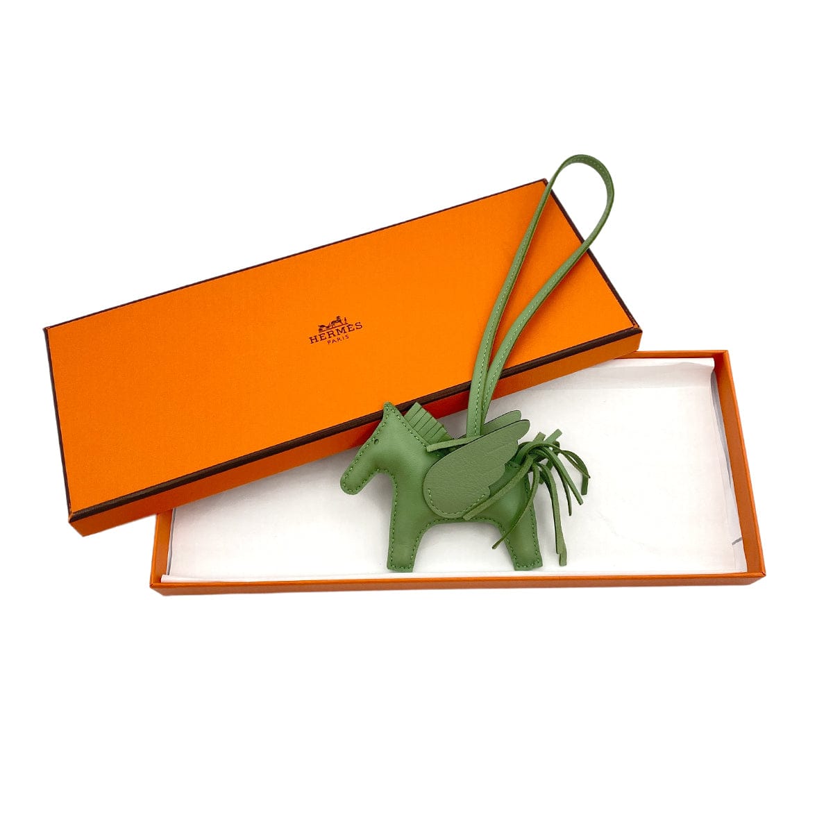 Luxury Promise Japan HERMES BAG CHARM RODEO PEGASUS PM VERT CRIQUET 2023 B STAMP 90321173