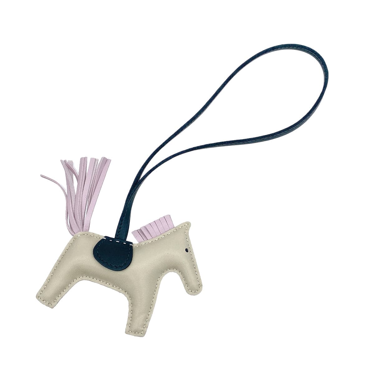 Luxury Promise Japan HERMES BAG CHARM RODEO PM CRAIE MAUVE PALE VERT CYPRESS AGNEAU MILO 2022 U STAMP 90314780