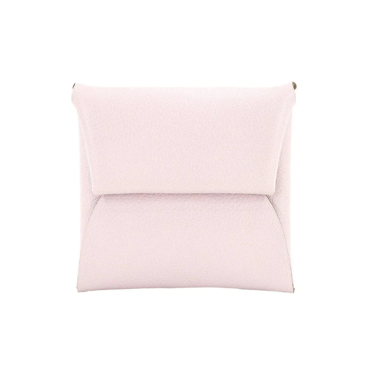 Luxury Promise Japan HERMES Bastia Coin Case Purse Evercolor Mauve Pale 90290832