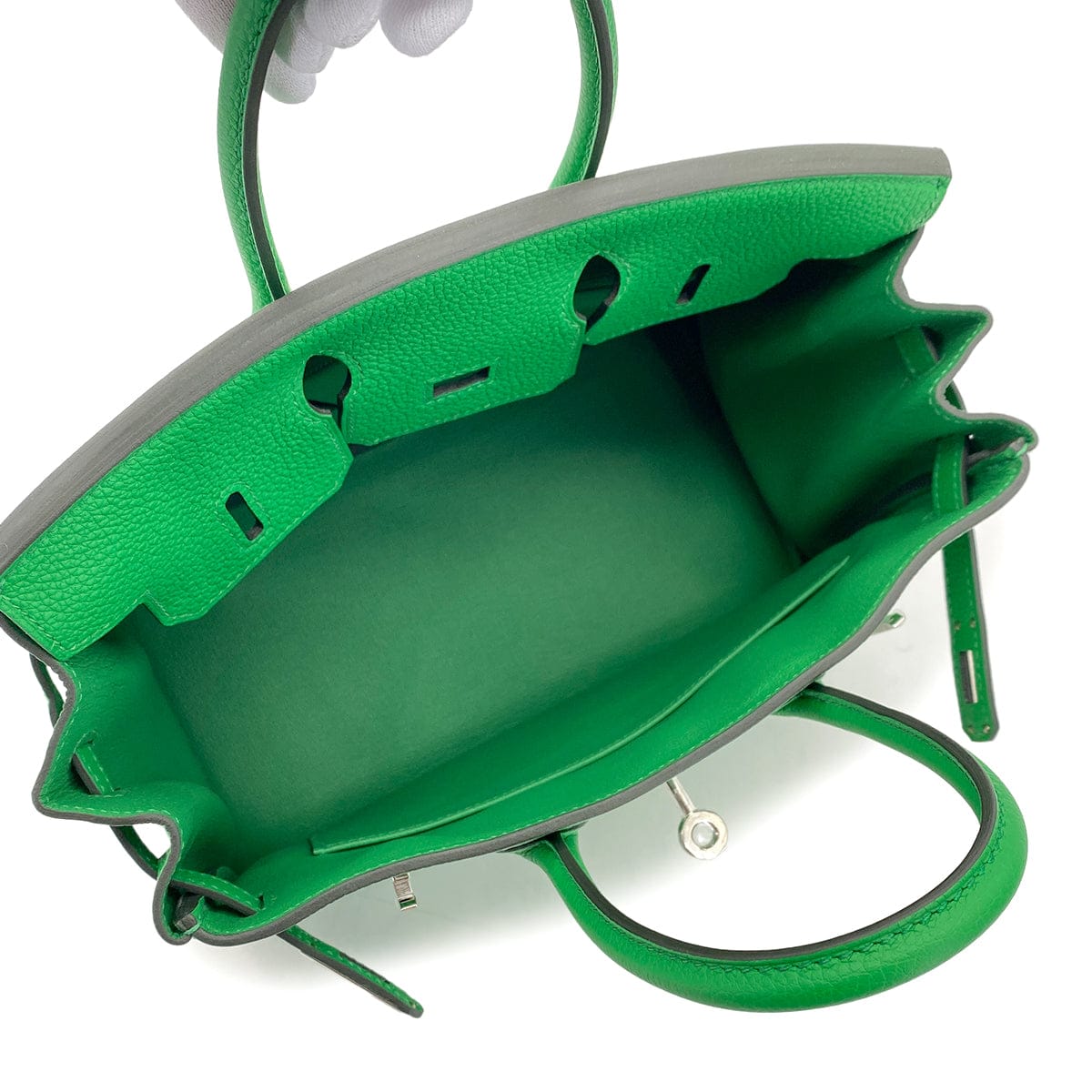 Luxury Promise Japan HERMES BIRKIN 25 BAMBOU TOGO HAND BAG W PHW 90305902