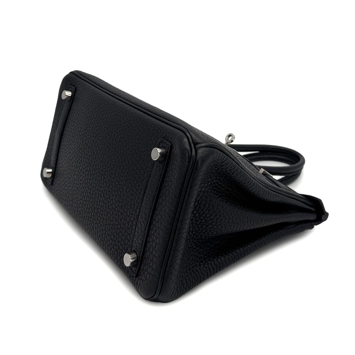Luxury Promise Japan HERMES BIRKIN 25 BLACK TAURILLON CLEMENCE HAND BAG 2010 SQUARE N PALLADIUM HARDWARE 90312935