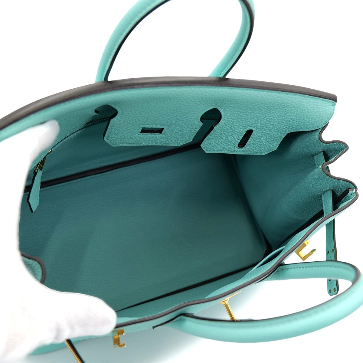 Luxury Promise Japan HERMES BIRKIN 25 BLUE SAINT CYR TOGO HAND BAG T GHW 90301656