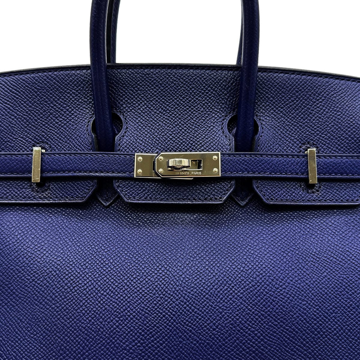 Luxury Promise Japan HERMES BIRKIN 25 BLUE SAPHIR EPSOM HAND BAG □Q PALLADIUM HARDWARE 90299355