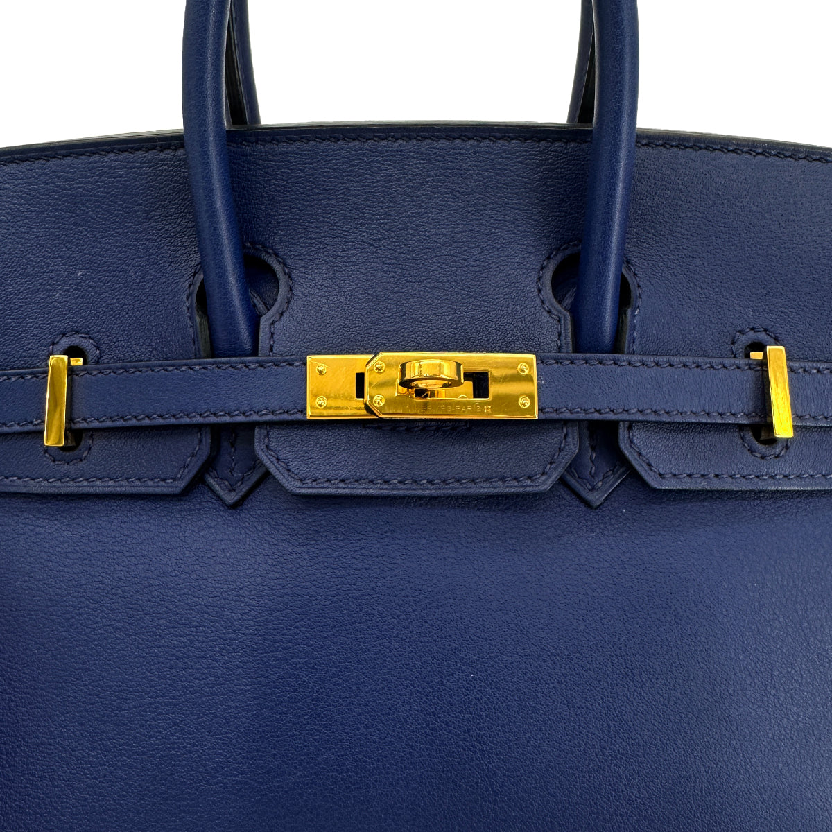 Luxury Promise Japan HERMES BIRKIN 25 BLUE SAPHIR SWIFT HAND BAG X GHW 90300851
