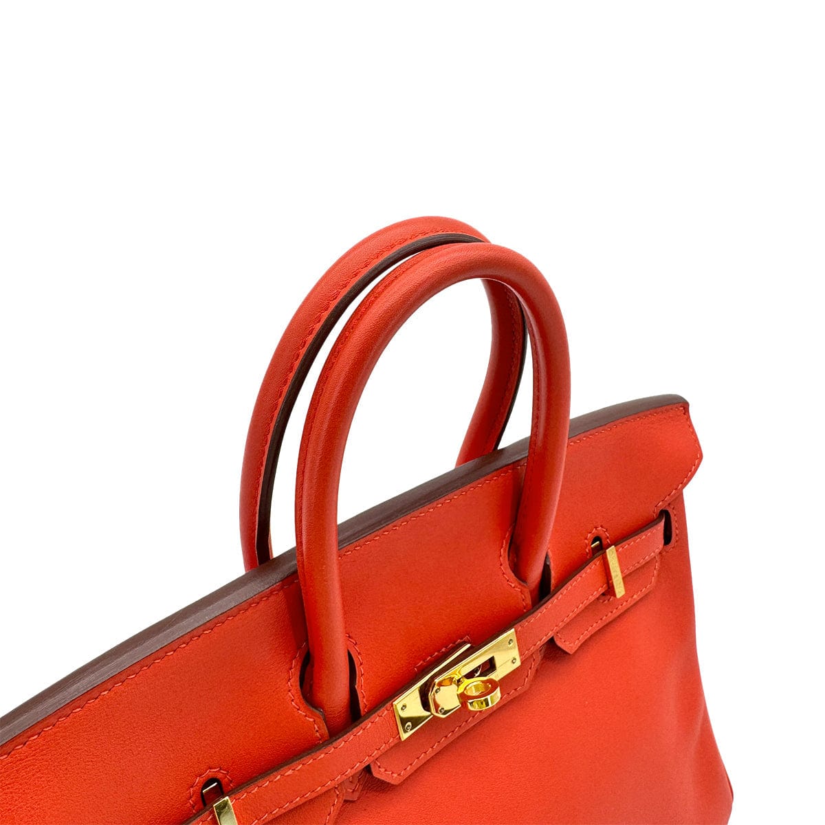 Luxury Promise Japan HERMES BIRKIN 25 CAPUCINE VEAU SWIFT HAND BAG X GOLD HARDWARE 90308208