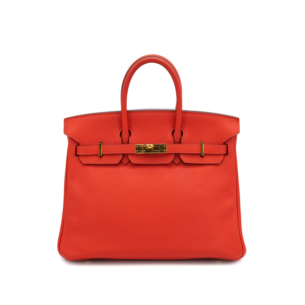 Luxury Promise Japan HERMES BIRKIN 25 CAPUCINE VEAU SWIFT HAND BAG X GOLD HARDWARE 90308208