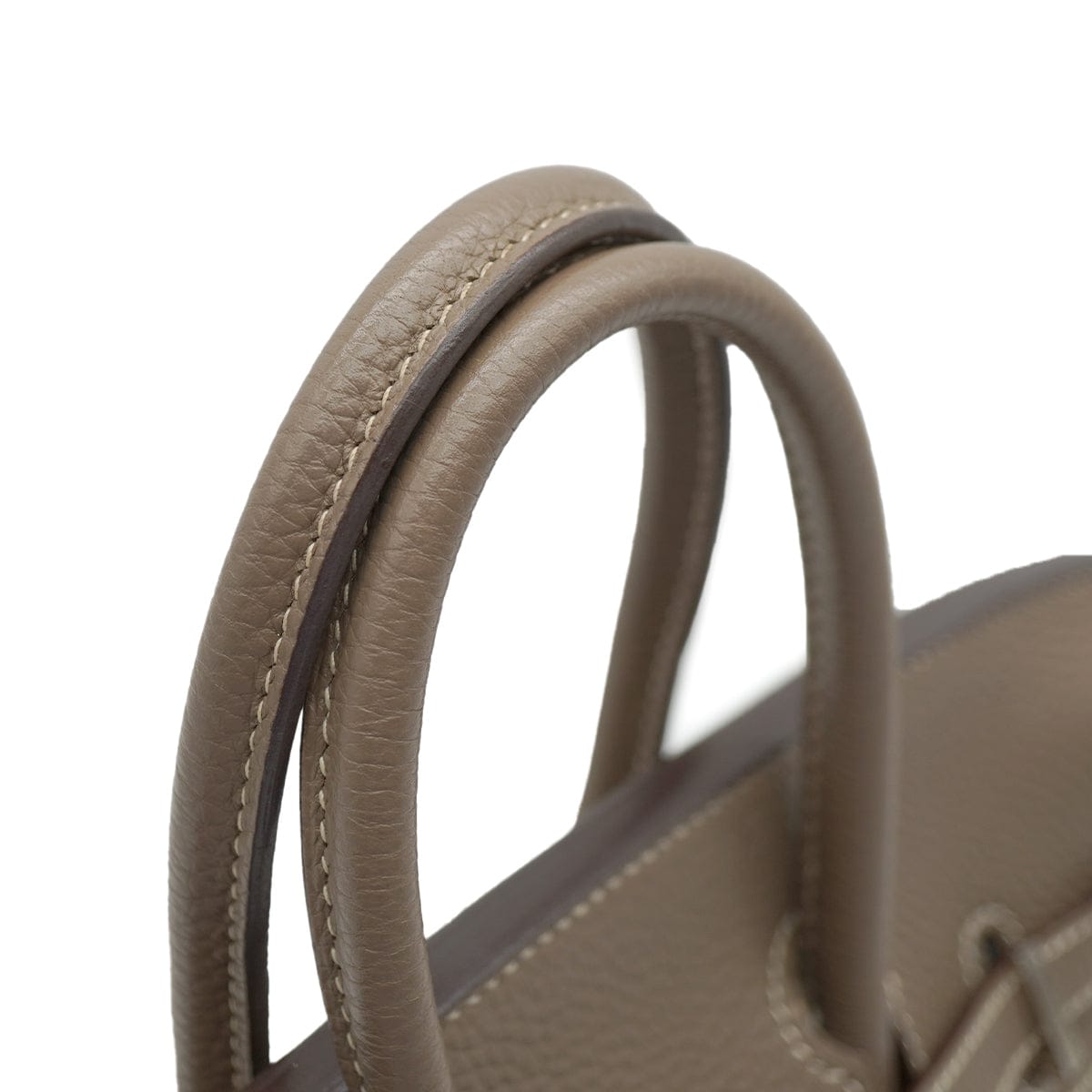 Luxury Promise Japan HERMES BIRKIN 25 ETOUPE TOGO HAND BAG 2010 SQUARE N PALLADIUM HARDWARE 90334865