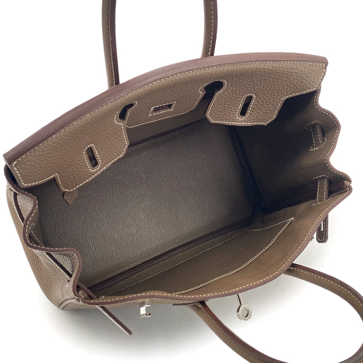 Luxury Promise Japan HERMES BIRKIN 25 ETOUPE TOGO HAND BAG □O SHW 90301086